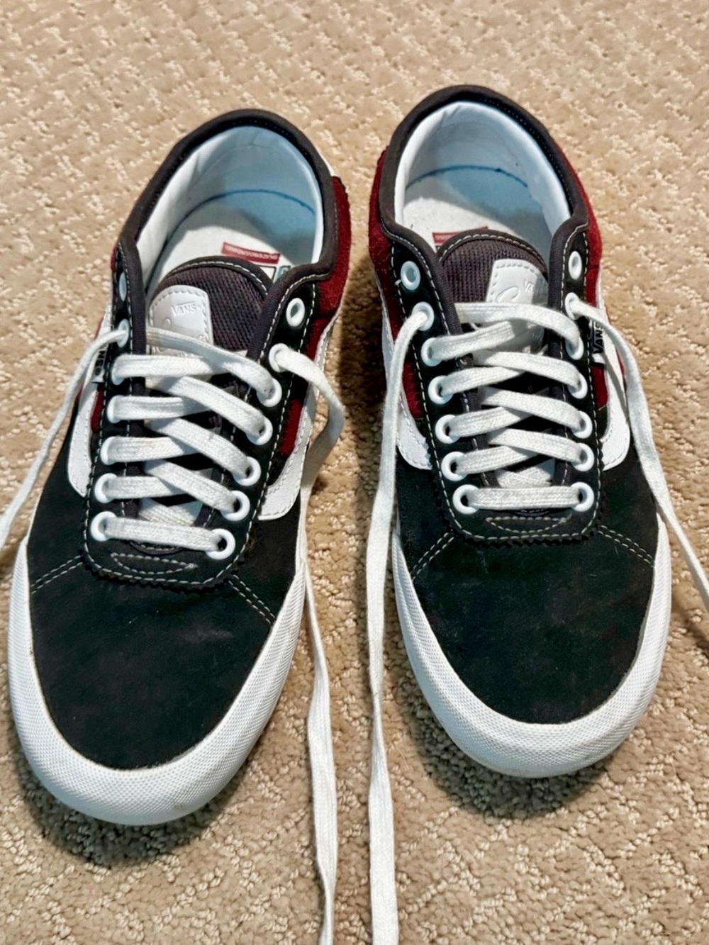 Vans Chima Pro 2 Skate UltraCush 3D Shoes Navy & Burgundy Men’s 6.5 / Women’s 8 - Picture 5 of 10